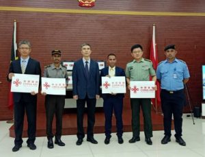 China handover covid-19 equipment to the Ministry of Interior and Migration Service