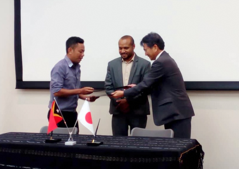 Timor-Leste-Japan sign a contract agreement for the construction of water supply system in Ermera