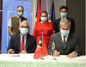 MF and ADB Sign financial Agreement of $.1 million for recovery impact of Natural Disaster