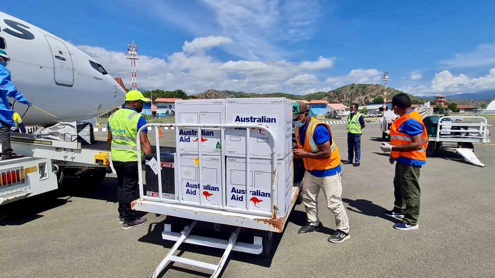 Australia transports 10.000 AstraZeneca vaccine to Timor-Leste