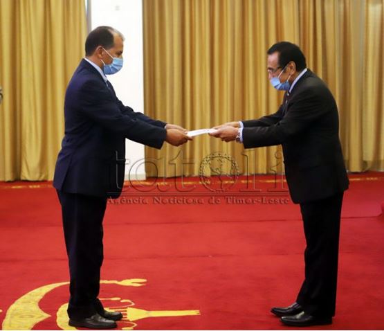 New Ambassador of the Saharawi Arab Republic presents credential letter to President of Timor Leste