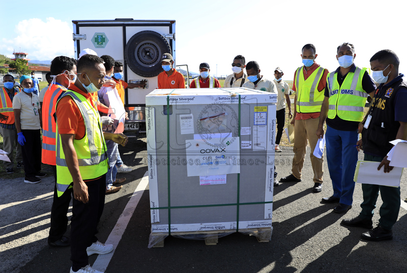 Timor-Leste receives 100.800 more doses of COVID-19 vaccine from COVAX Facility
