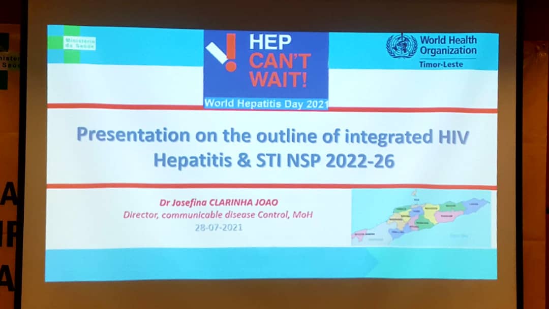 Timor-Leste: “Hepatities Can’t Wait” WHO-MoH commemorate World Hepatitis Day