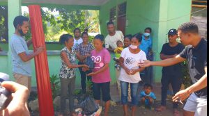 Seven disaster-affected households receive building materials from AADPP