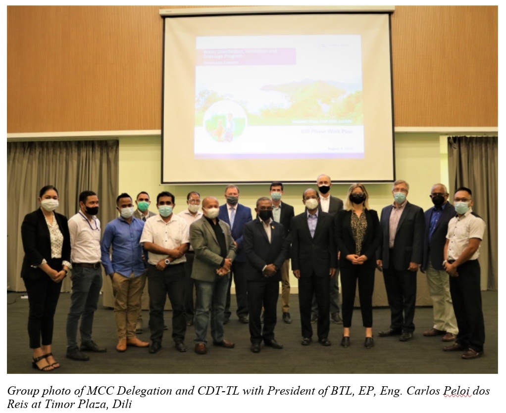 MCC concludes a two-week mission to advance TL’s compact program