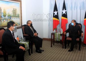 Ambassador Sahat Sitorus bid farewell to Prime Minister Taur Matan Ruak