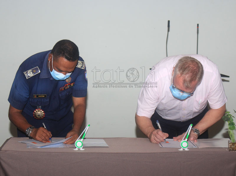 UNFPA – PNTL Sign MoU to socialize the risk of HIV to the members of PNTL