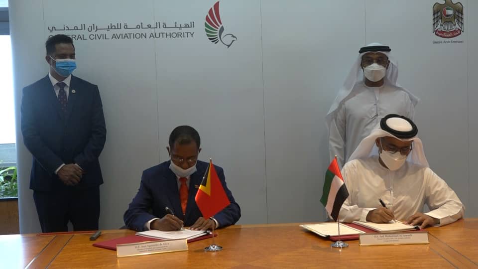 Timor-Leste and UAE sign  an Agreement in the field of aviation