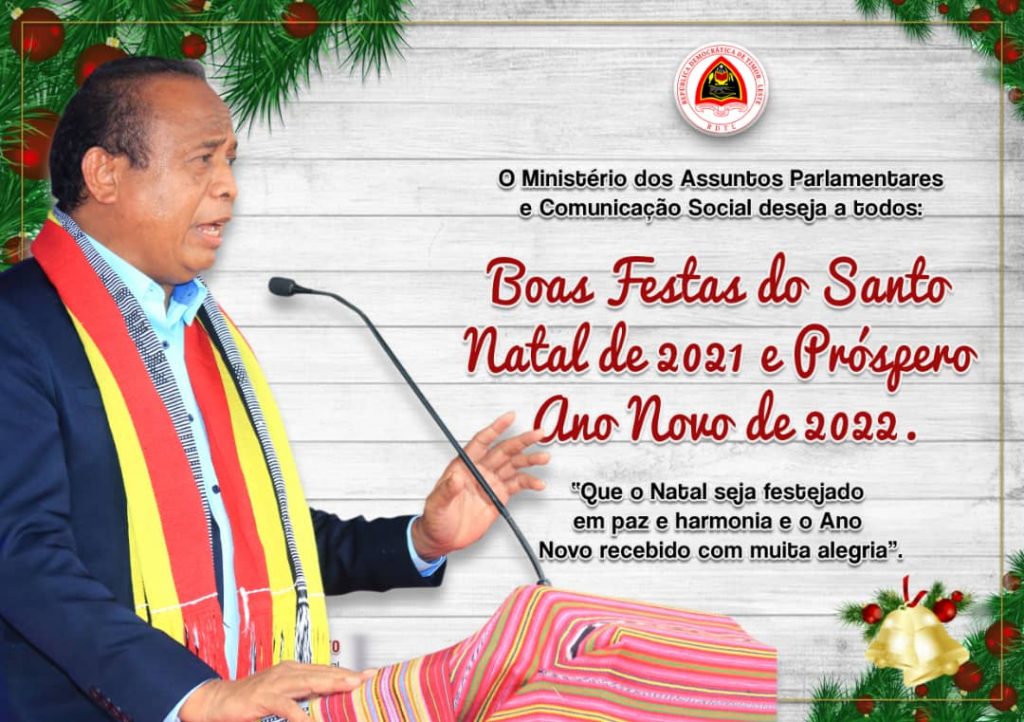 MAPCOMS extends Christmas and New Year greetings to Timorese people