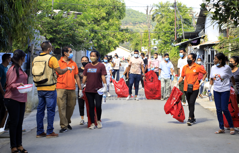 MoH-communities carry out cleanup activities to destroy mosquito breeding sites