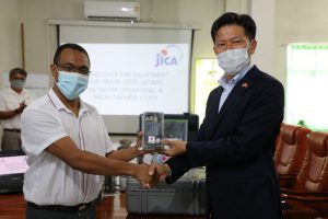 JICA hands over Strong Motion Accelerator and Broadband Seismometer to IPG