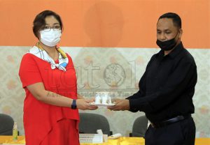UNDP hand over the Electoral Ink and PPE to Electoral Management Bodies