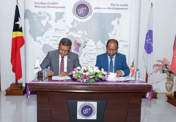 g7+ and UNTL sign cooperation agreement in the field of education during five years
