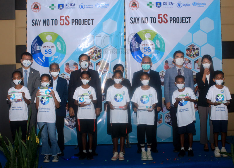 To improve child nutrition, international partners and MoH launch 5S project