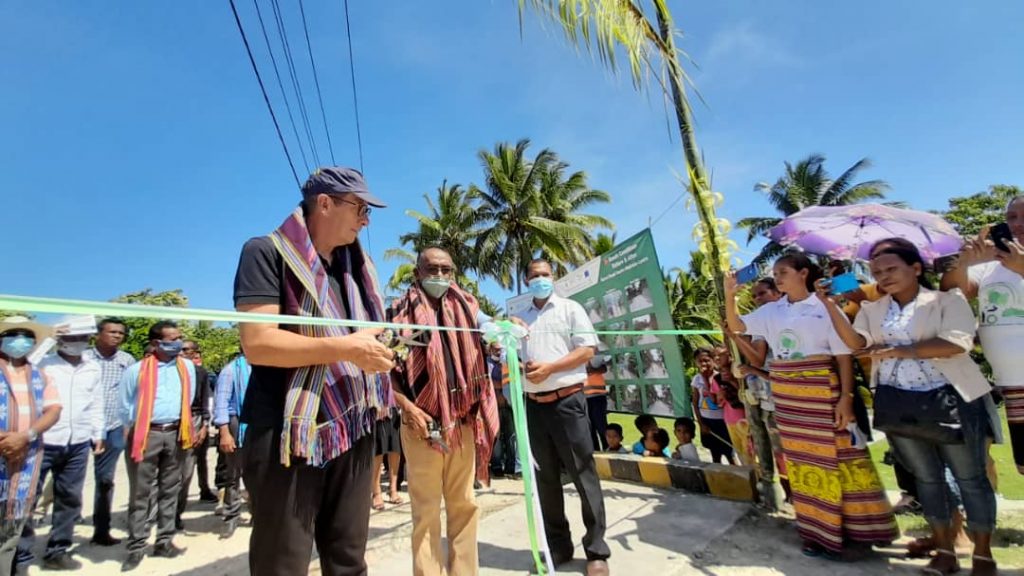 EU Ambassador and MOP inaugurates completion of rural roads construction in Lautem