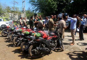 ICTL hands over hands equipment and Transportation to forestry guards