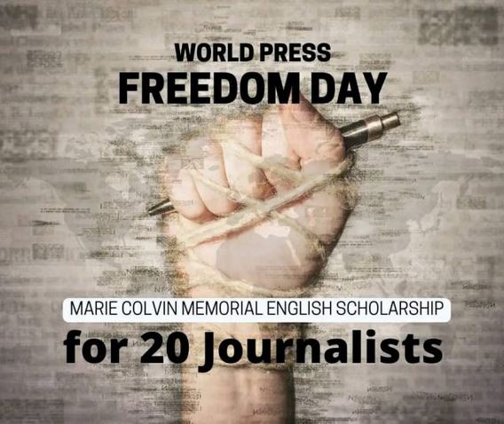 Celebrate World Press Freedom, U.S Embassy will award Marie Colvin scholarships for 20 journalists
