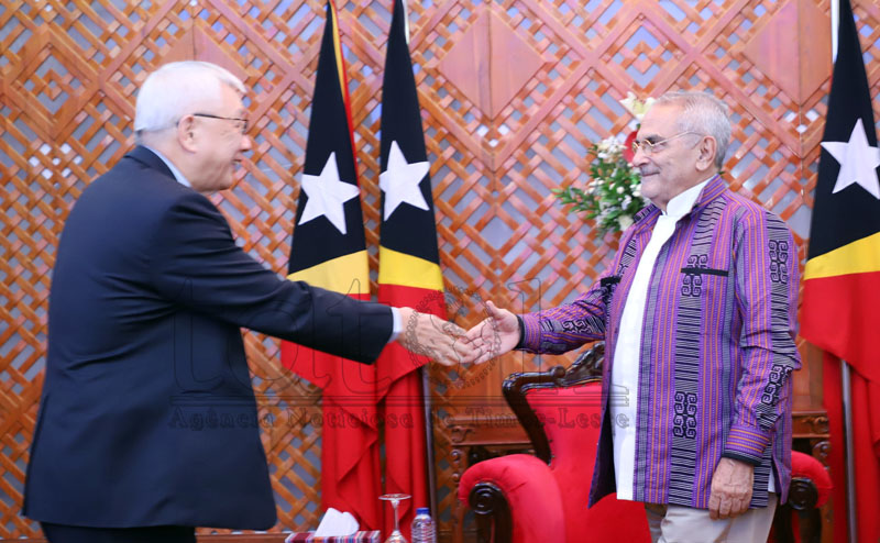 President Horta and Pelican Paradise discuss the project construction of the 5-star hotel in Tasi-Tolu