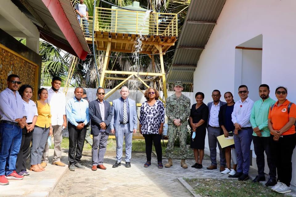 MoH and U.S Embassy inaugurate newly drilled borehole of Batugade Quarantine Center