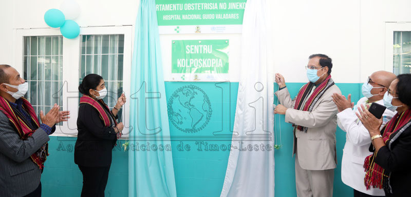 MoH and WHO launch TL’s Colposcopy Center to end cervical cancer