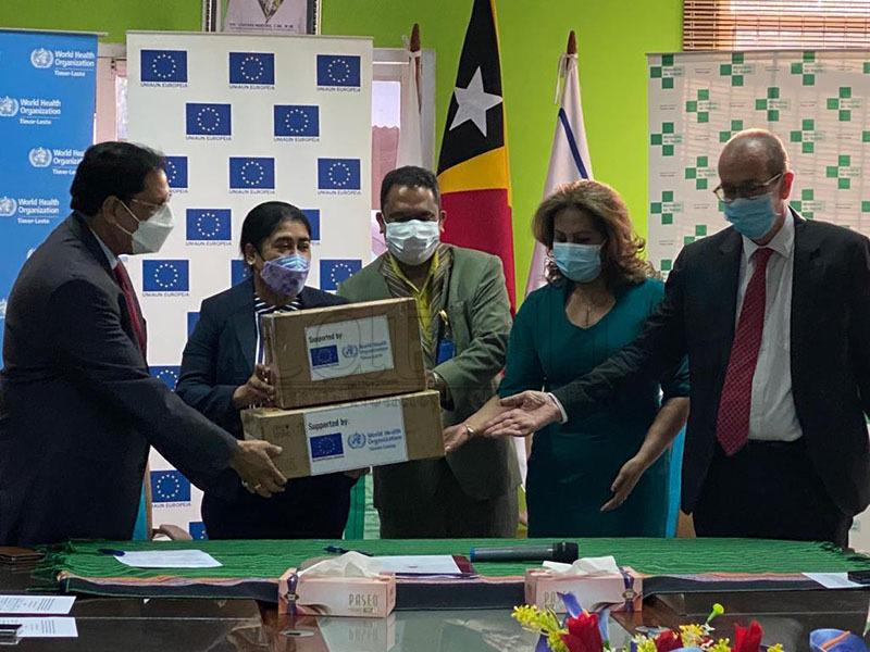 WHO and EU provide 221 units of drugs and equipment to the MS