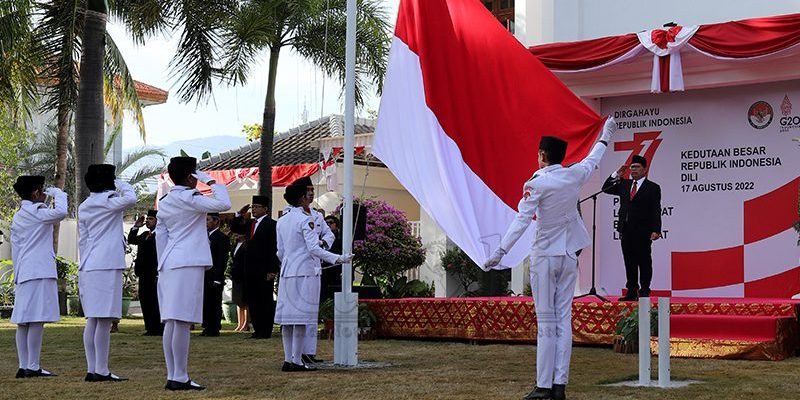 The Indonesian Embassy commemorates the 77th anniversary of independence in Timor – Leste