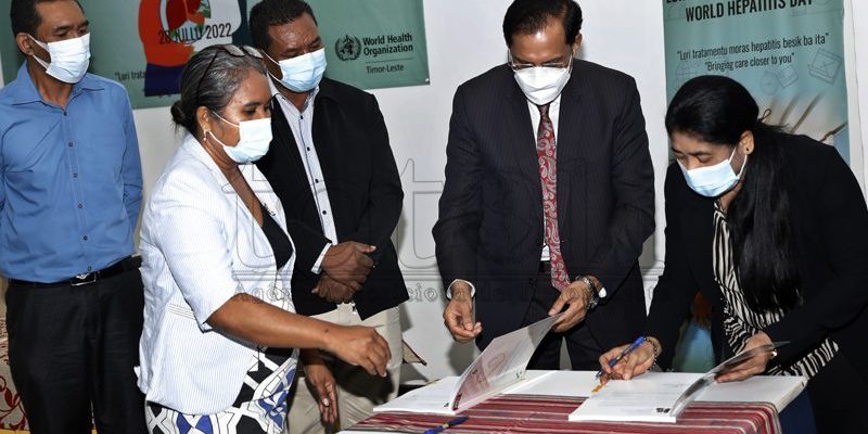 MoH and WHO launch Hepatitis National Strategic Plan to eradicate hepatitis in TL