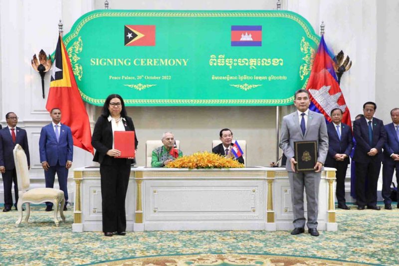 Timor-Leste and Cambodia strengthen agreement on air service and rice trades