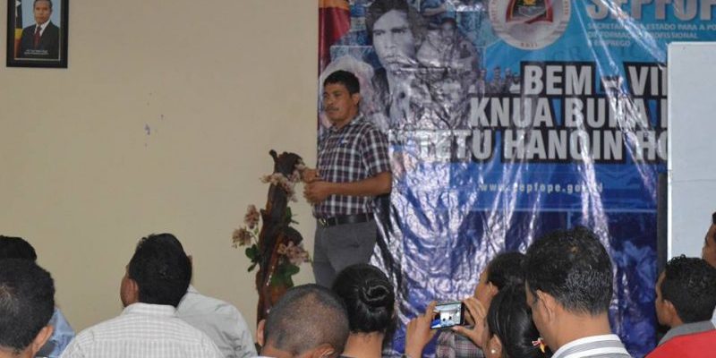 SoNES urges the Government to create more employment opportunities for young Timorese