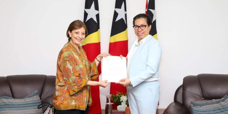 Newly appointed Country Director of WFP presents credentials to Foreign Affairs Minister