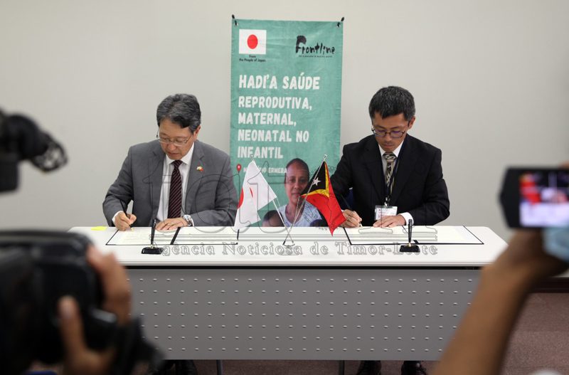 Japan Grant US$ 401, 460 to frontline NGO to improve RMNCH in Ermera Municipality