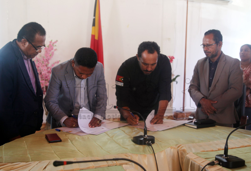 CI – MAF sign the second  MoU  to conserve the marine riches in Timor – Leste