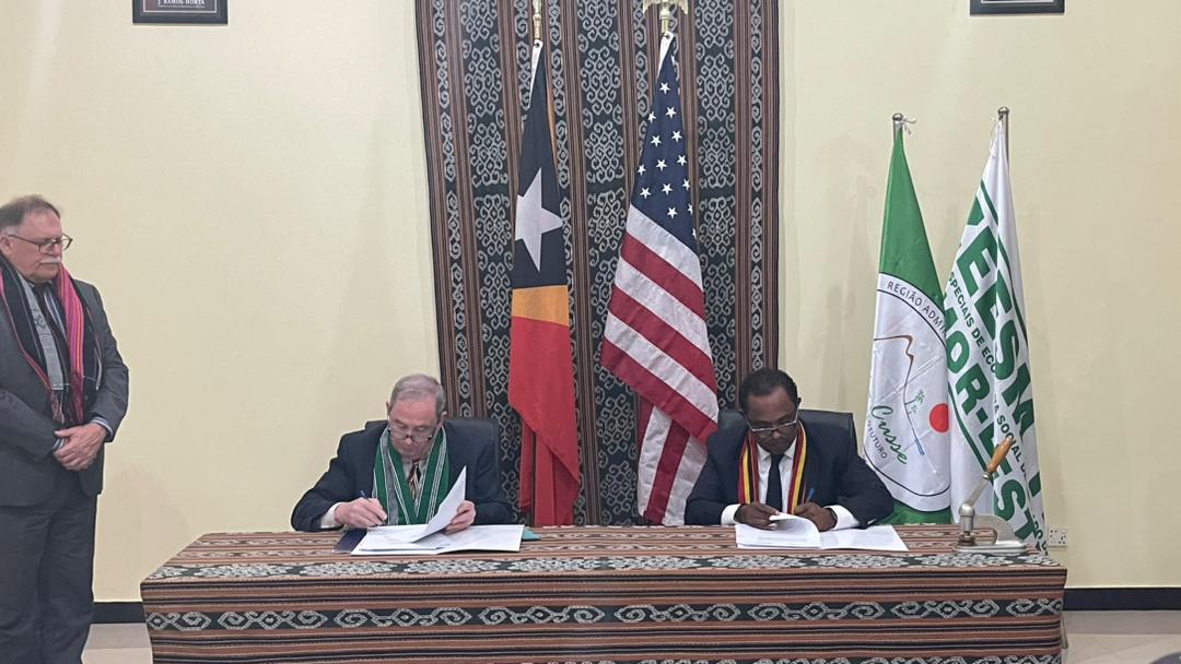 US and RAEOA signed a grant financial of $933 thousand to strengthen Oé-Cusse Air connectivity 