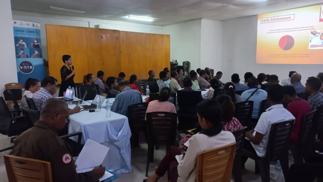 Over 50 Ataúru public service attended capacity on the GETDSI program