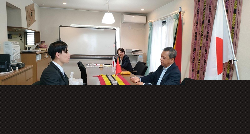 TL Ambassador met Shorinji Kempo Instructor  to develop kempo martial arts in TL