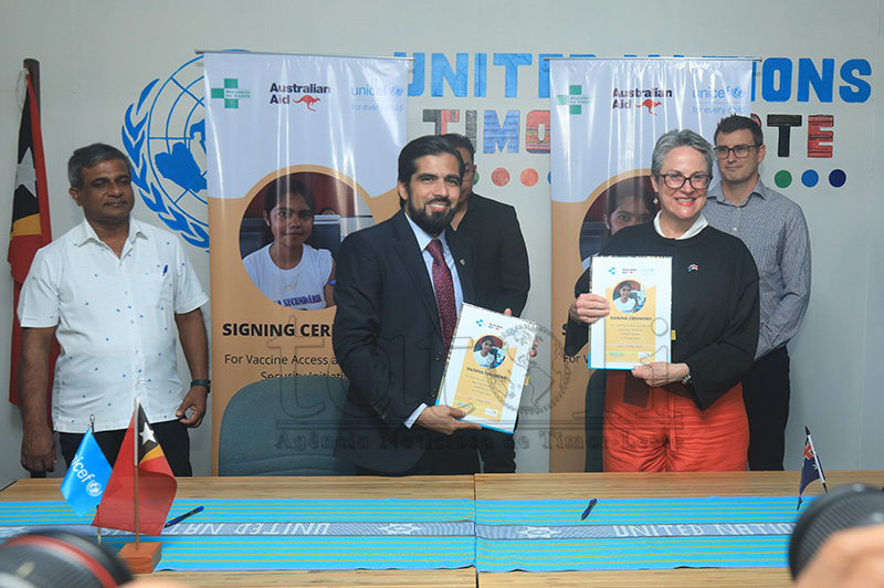 Australian gov’t and UNICEF sign 4 million AUD to implement the VASHI program