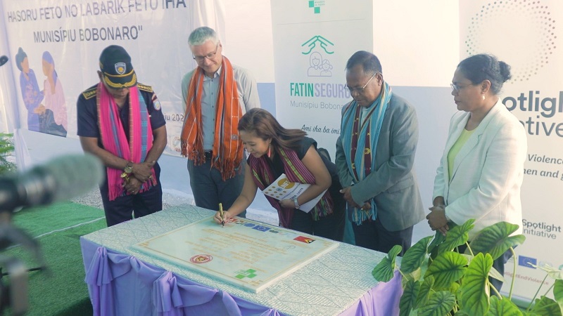 UNFPA-EU-MoH launch a Safe Space for GBV clients in Bobonaru