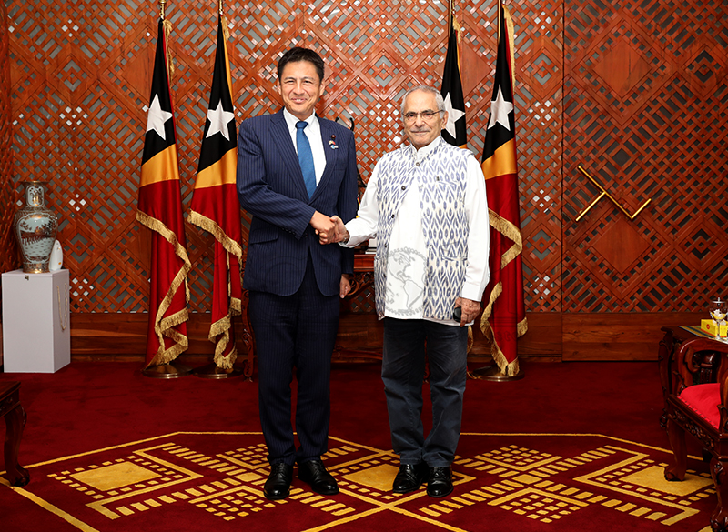 Horta and Japan’s State Minister discuss bilateral relations