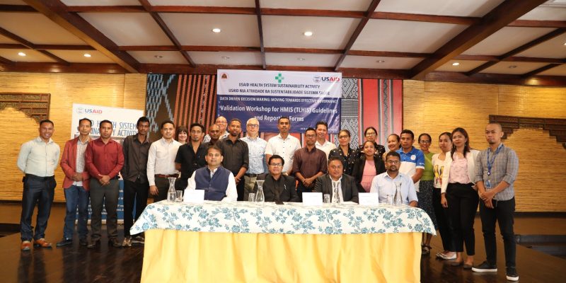 MoH and USAID validate Timor-Leste Health Management Information System