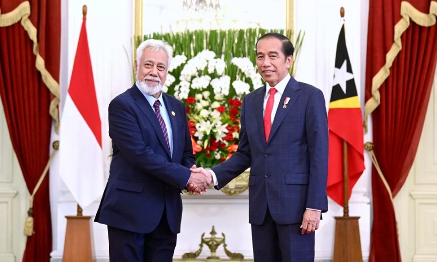 Gusmão-Jokowi discuss to settle land borders of the two countries