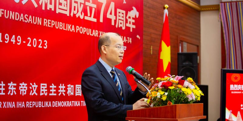 The Chinese Embassy in Timor-Leste held a reception to mark China’s ’74th National Day