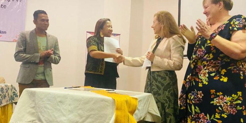 UNFPA, University of Tasmania sign MoU to develop social and behavioral interventions to end maternal mortality in TL