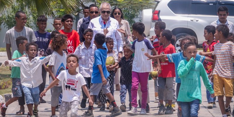 President Horta continues to promote hand washing in TL