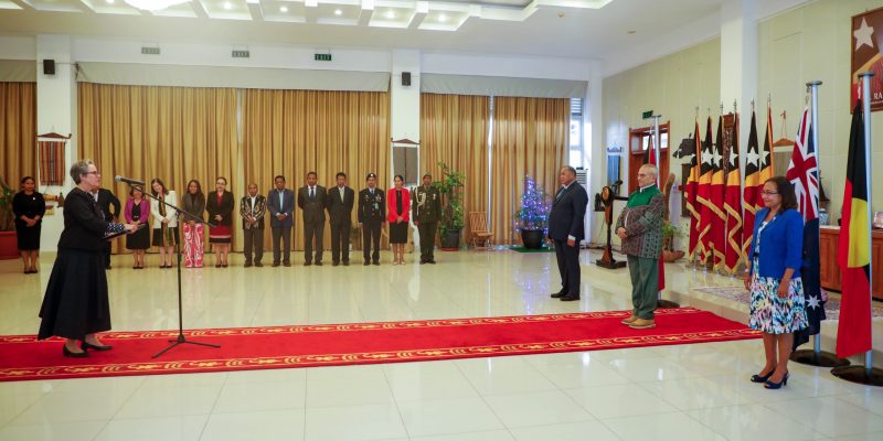 Ambassadors of India and Australia present credentials to President Horta