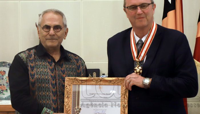 New Zealand Ambassador awarded the Order of Timor-Leste