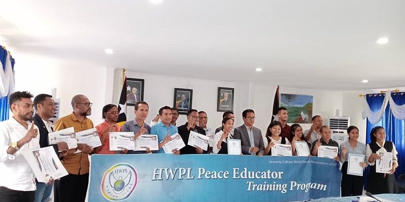 Eighteen university lecturers complete HWPL Peace Education Training Program