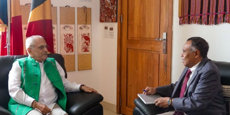 President Horta and Minister Gastão De Sousa discuss Border Infrastructure Upgrades