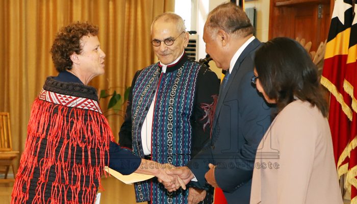 President Horta receives credential of New Zealand Ambassador