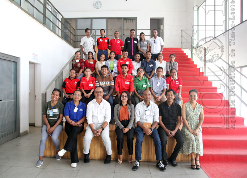 Journalists attend a three-day first-aid training