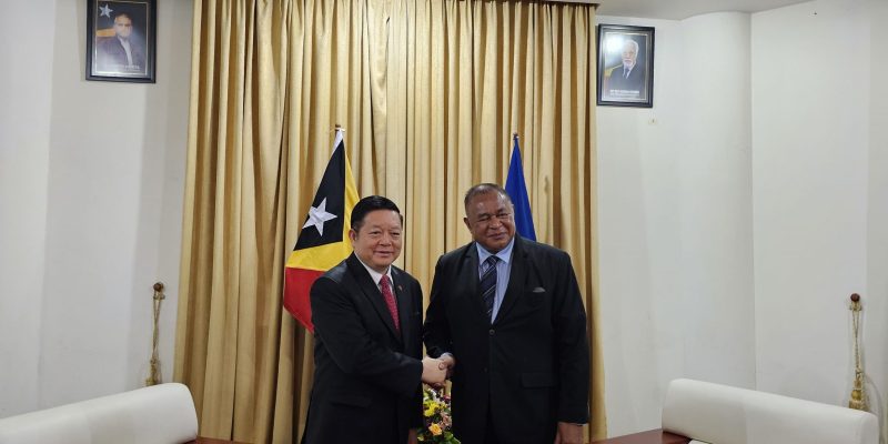 Minister Freitas and Kao discuss TL’s priorities in the ASEAN PSC